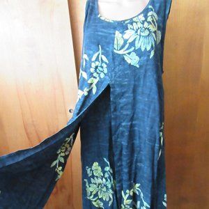 Vintage Hilo Hattie maxi layered dress sz M